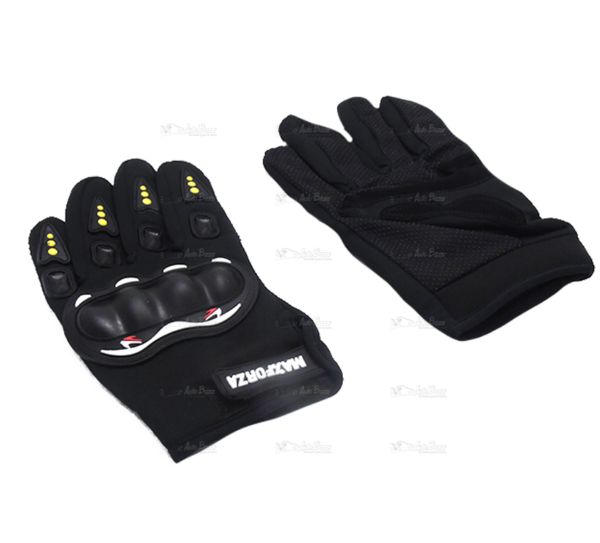 guantes cerrados protectores l negro