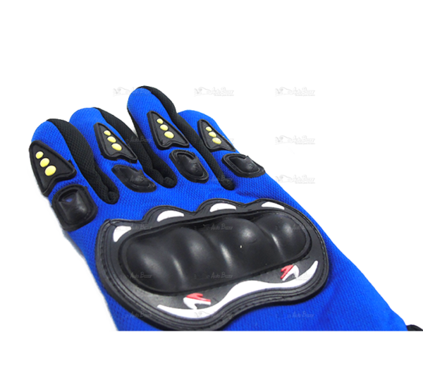 guantes cerrados protectores xl azul