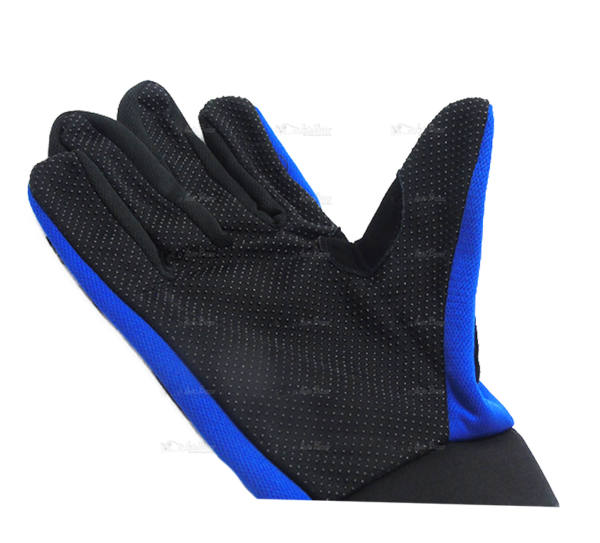 guantes cerrados protectores xl azul