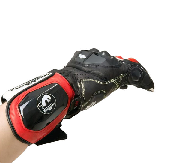 Guantes GP blanco/rojo XL